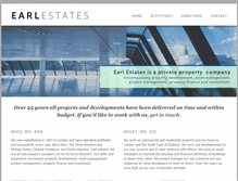 Tablet Screenshot of earlestates.com